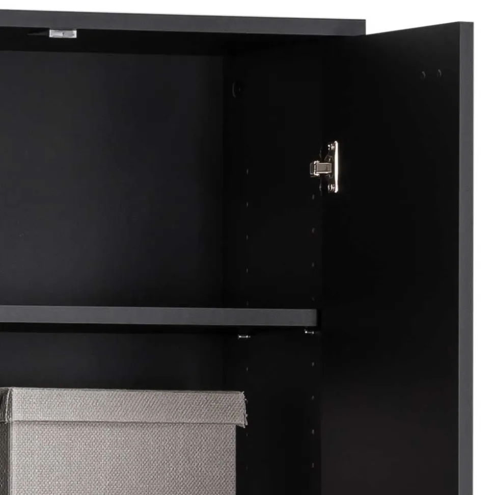 60x186x33 Hoher Schuhschrank mit 4 Türen & Fach - Anderian