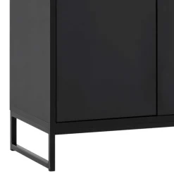 60x186x33 Hoher Schuhschrank mit 4 Türen & Fach - Anderian