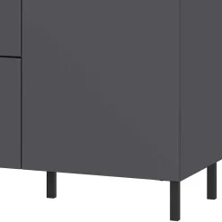 192x98x40 Hohes Sideboard in Dunkelgrau - Lurys