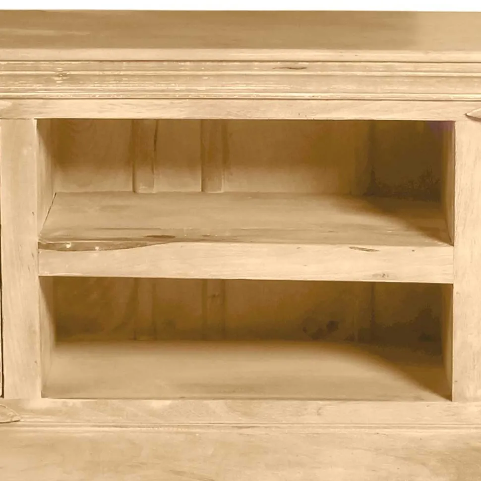 150x60x40 Holz Lowboard mit Ornamenten - Runiasa