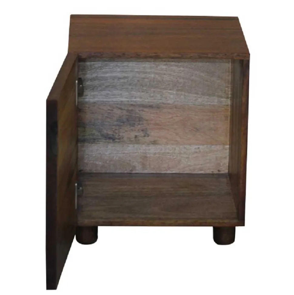 40x35x40 Holz Schränkchen mit Ornament Schnitzerei - Kick