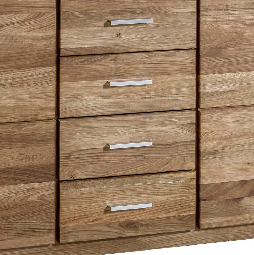 158x80x40 Holz Sideboard aus Wildeiche - Maila