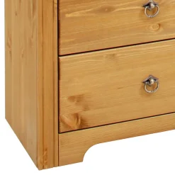 152x68x38 Holzkommode mit 3 breiten Schubladen - Imressa