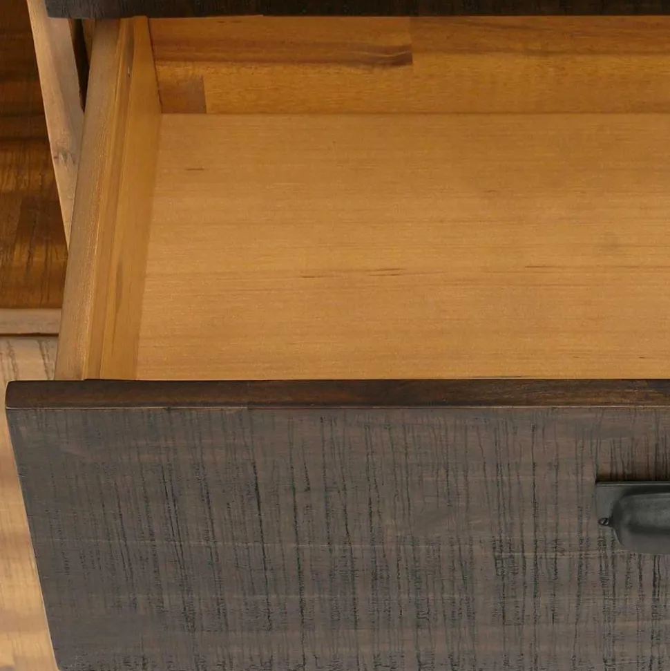 150x80x45 Industrial Kommode aus Holz & Metall - Nadeicra