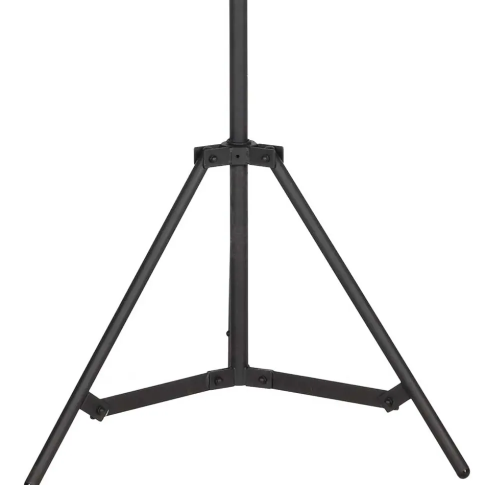 55x170x55 Industrial Stehlampe aus schwarzem Metall - Sucaeva