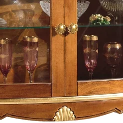 108x100x40 Italienische Vitrine 2-türig - Carlenna I