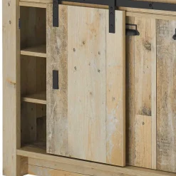 161x93x64 Küche Anrichte in Holz verwittert - Garisa