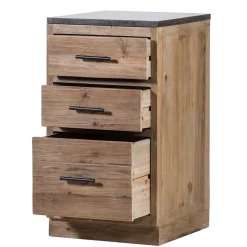 50x90x59 Küche Unterschrank mit drei Schubladen - Macsena