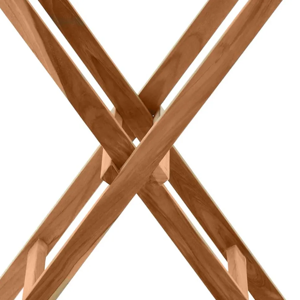 60x65x40 klappbarer Gartentisch mit Tablett - Klahuma