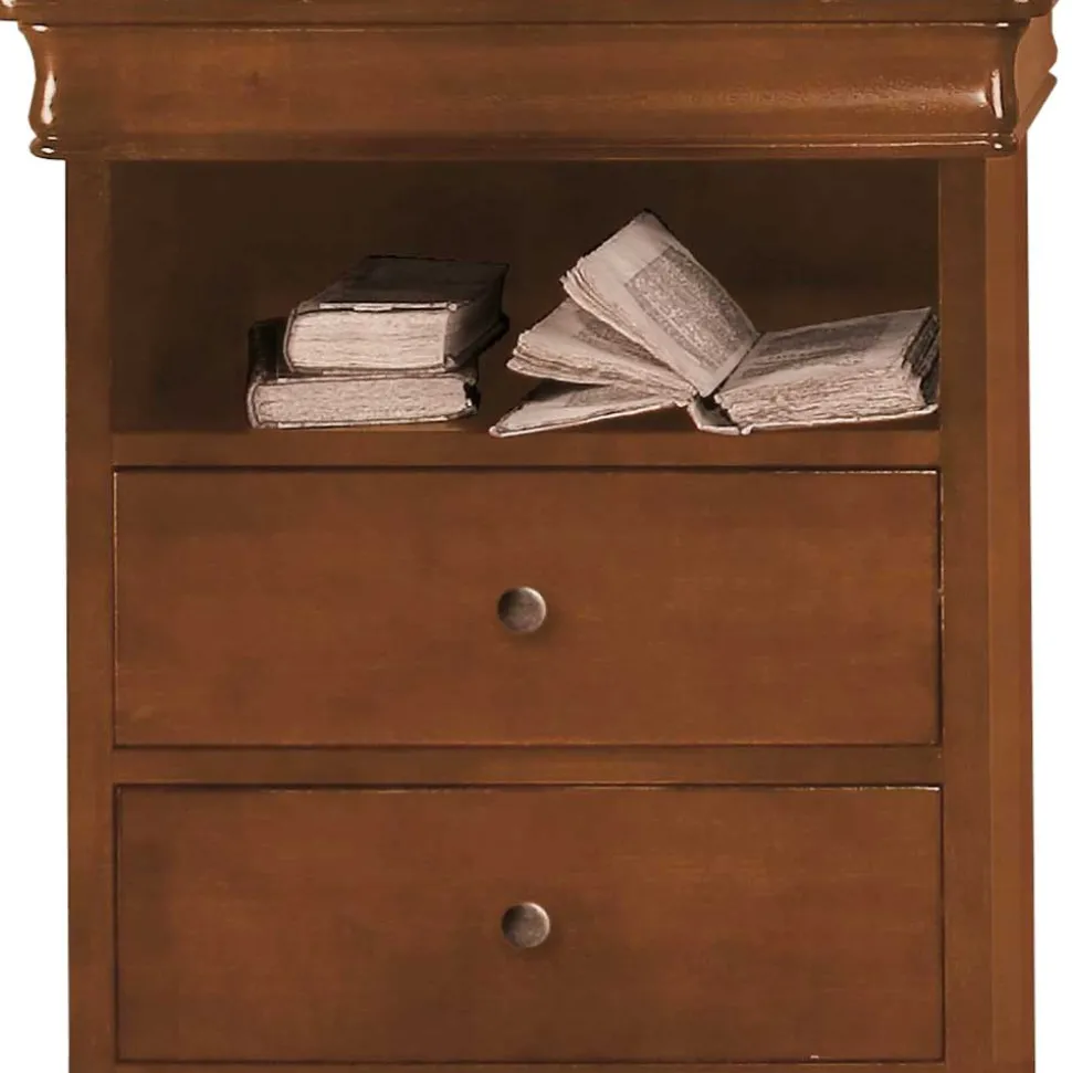 51x76x32 Klassische Kommode mit Fach - Lemerzi