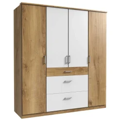 179x199x58 Kleiderschrank 4 Türen & 3 Schubladen - Curacao