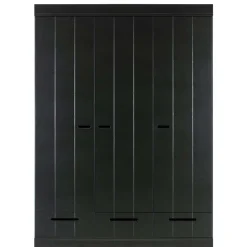 140x195x53 Kleiderschrank 3-türig & 3 Schubladen - Vindrus