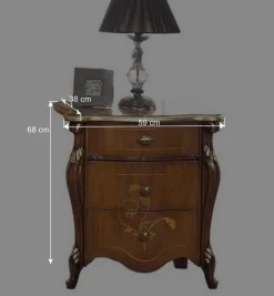 59x68x38 Kleine Kommode in italienischem Design - Carlenna