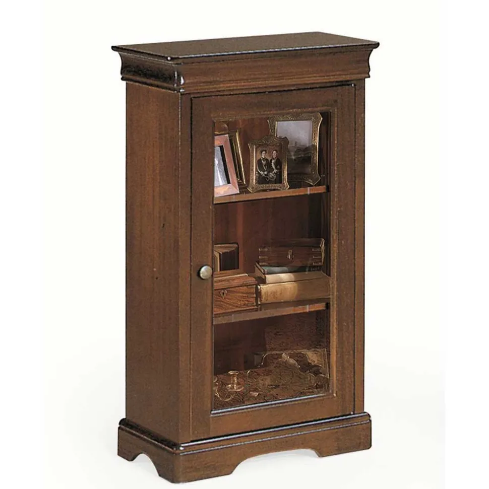 51x92x32 Kleine Vitrine mit einer Glastür - Lemerzi