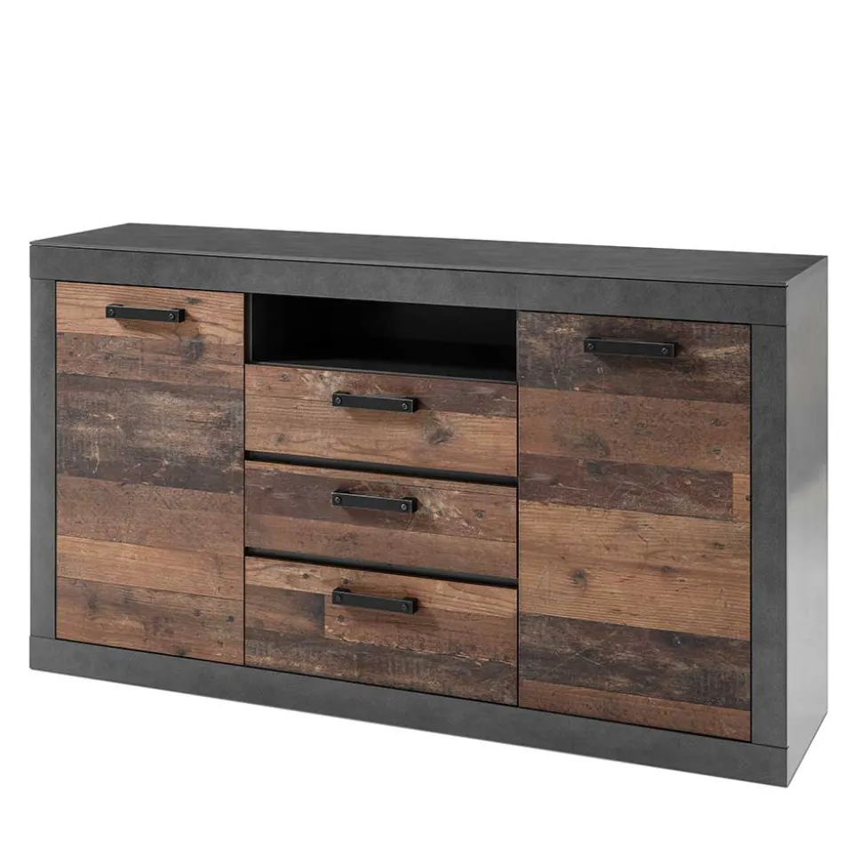 153x87x43 Kombi Sideboard mit Sockel - Timuras