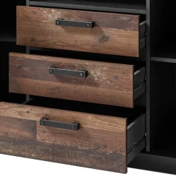 153x87x43 Kombi Sideboard mit Sockel - Timuras