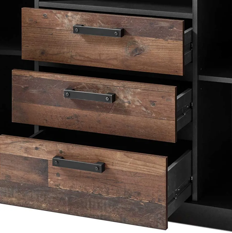 153x87x43 Kombi Sideboard mit Sockel - Timuras