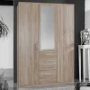 135x199x58 Kombi-Schlafzimmerschrank modern - Citerna