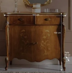 107x100x46 Kommode im Italienischen Stil - Carlenna I