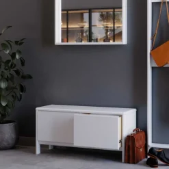 98x48x34 Kommode in Weiß aus Kiefer - Oranias