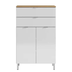 60x97x34 Kommode in Weiß Hochglanz - Narilos