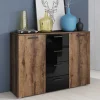 132x93x38 Kommode in Wildeiche dunkel - Ulpro