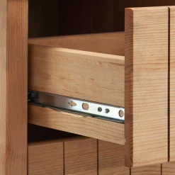 60x75x30 Kommode mit 3 Fächern & Tür - Akzinad