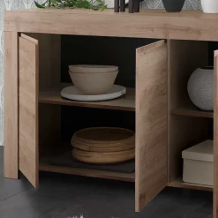 138x81x42 Kommode mit drei Türen - Karika