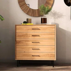 97x95x45 Kommode mit fünf Schubladen - Kerfa