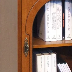 48x82x34 Kommode mit Glastür und Schublade - Kimms