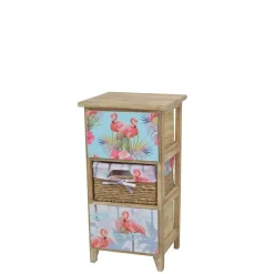 30x58x30 Kommode mit Korb Wasserhyazinthe - Laruis