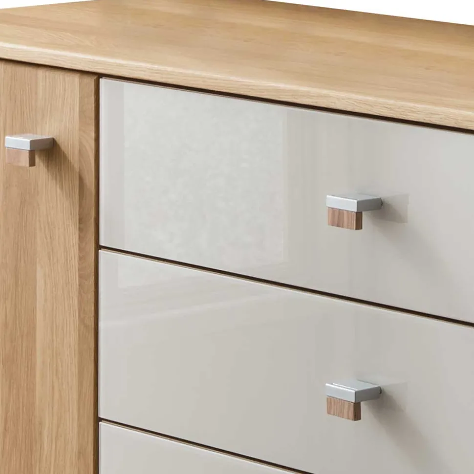 120x86x43 Kommode mit Tür & 5 Schubladen - Emdsiva