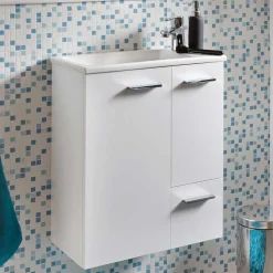 50x60x25 Komplett-Waschtisch in Weiß - Ernossi