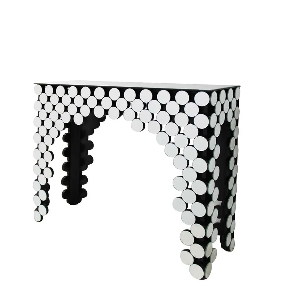 111x92x36 Konsolen Tisch aus Spiegelglas - Salva