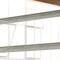 87x145x29 Konsolentisch & Spiegel Set - Inegrados (vierteilig)