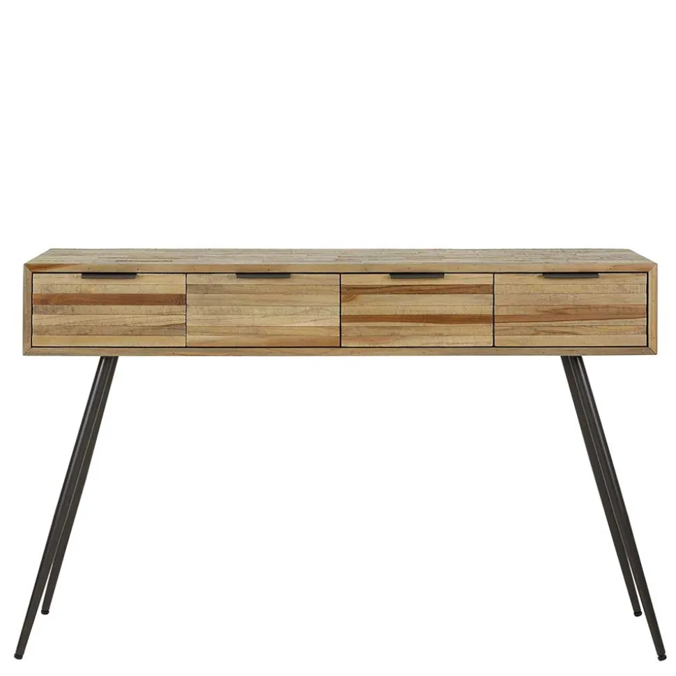 120x73x30 Konsolentisch mit vier Schubladen - Fire