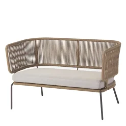 135x80x65 Kordelgeflecht Sofa mit Sitzpolster - Membres