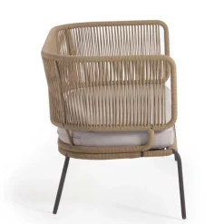 135x80x65 Kordelgeflecht Sofa mit Sitzpolster - Membres