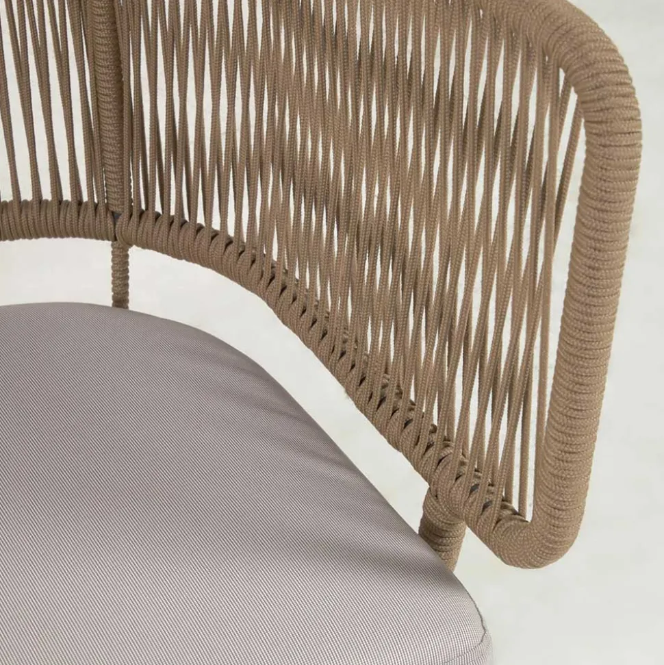 135x80x65 Kordelgeflecht Sofa mit Sitzpolster - Membres