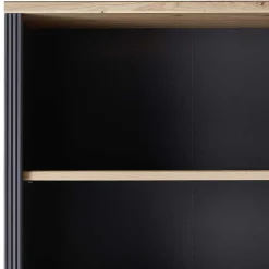 86x204x38 Landhaus Büroregal in Grau & Eiche - Joe