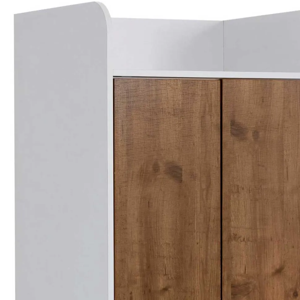 62x180x50 Landhaus Dielenschrank 2-türig - Zeymon