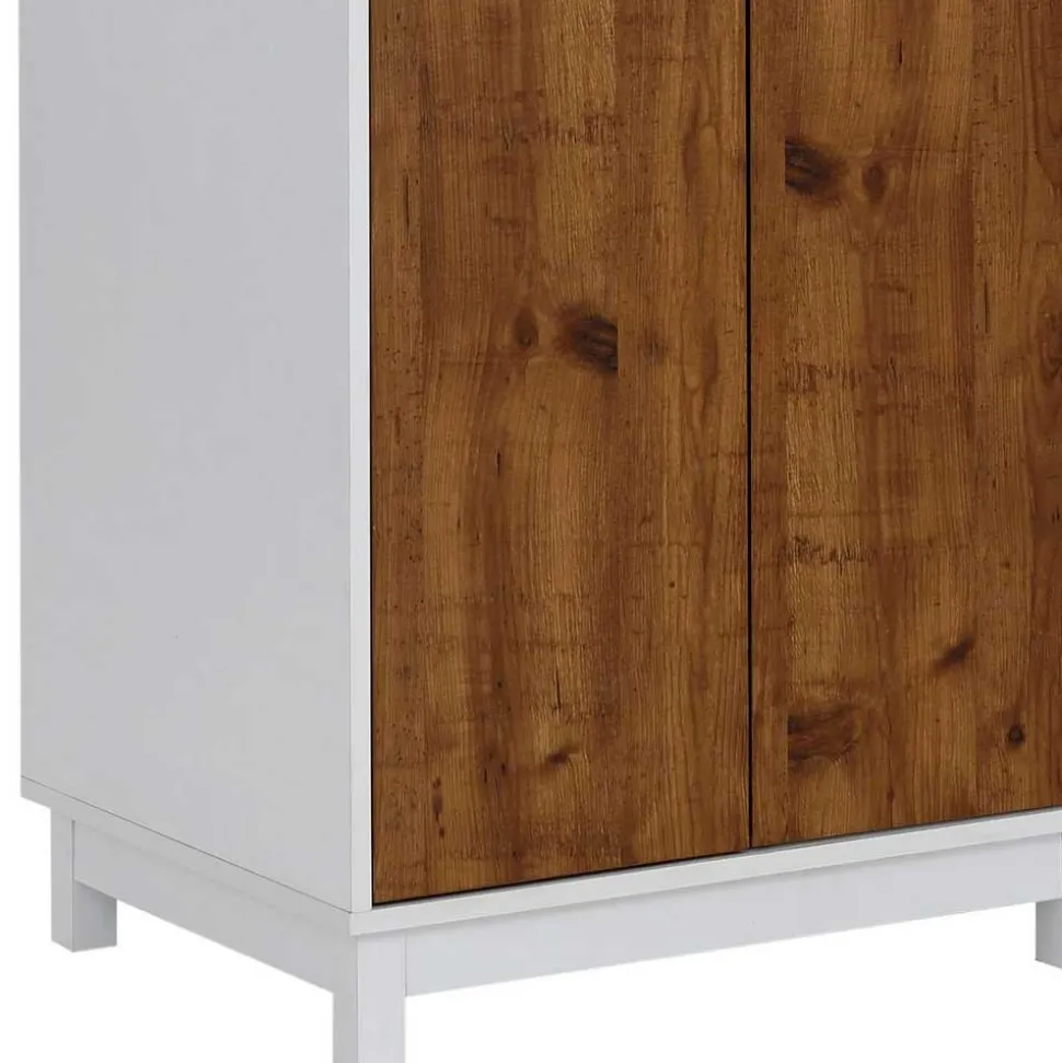 62x180x50 Landhaus Dielenschrank 2-türig - Zeymon