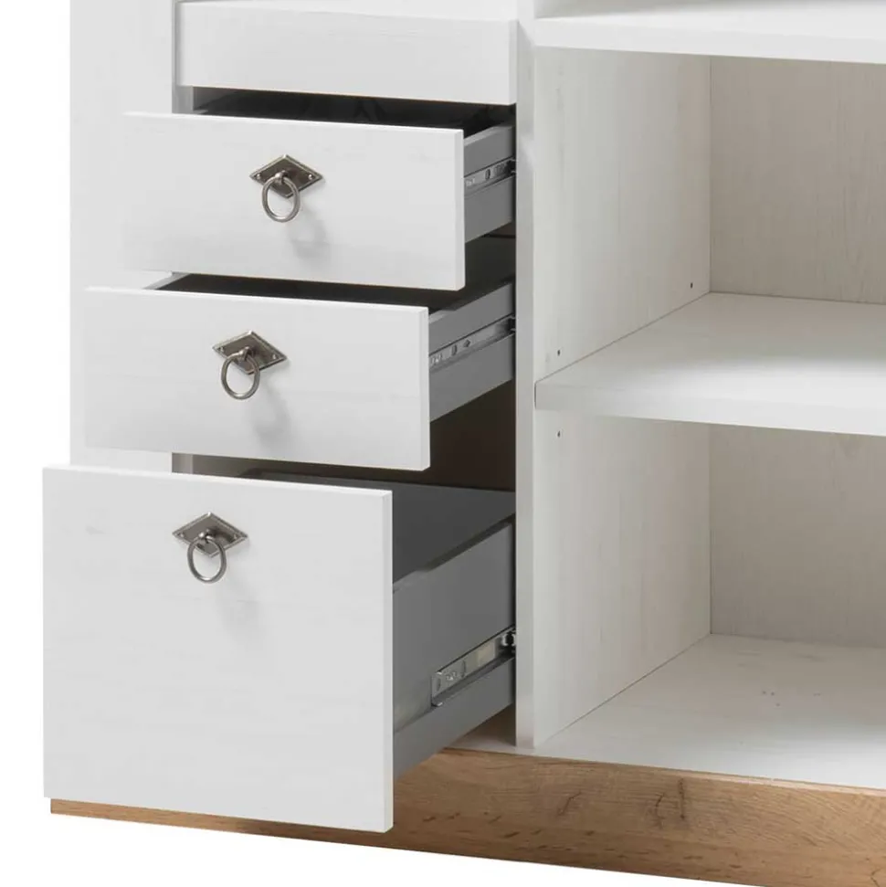 102x139x44 Landhaus Highboard zweifarbig - Diatara I