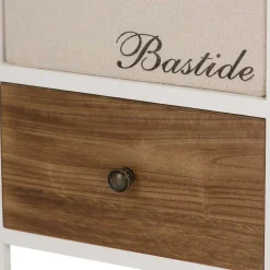 38x74x28 Landhaus Kommode mit vier Schubladen - Amare