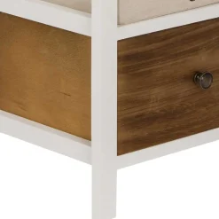 38x74x28 Landhaus Kommode mit vier Schubladen - Amare