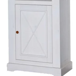 79x200x42 Landhaus Regal mit Tür & 3 Fächern - Envicron