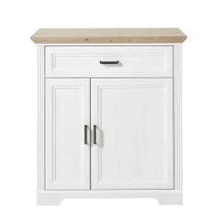 93x102x41 Landhaus Schuhschrank mit Schublade - Nurelcas