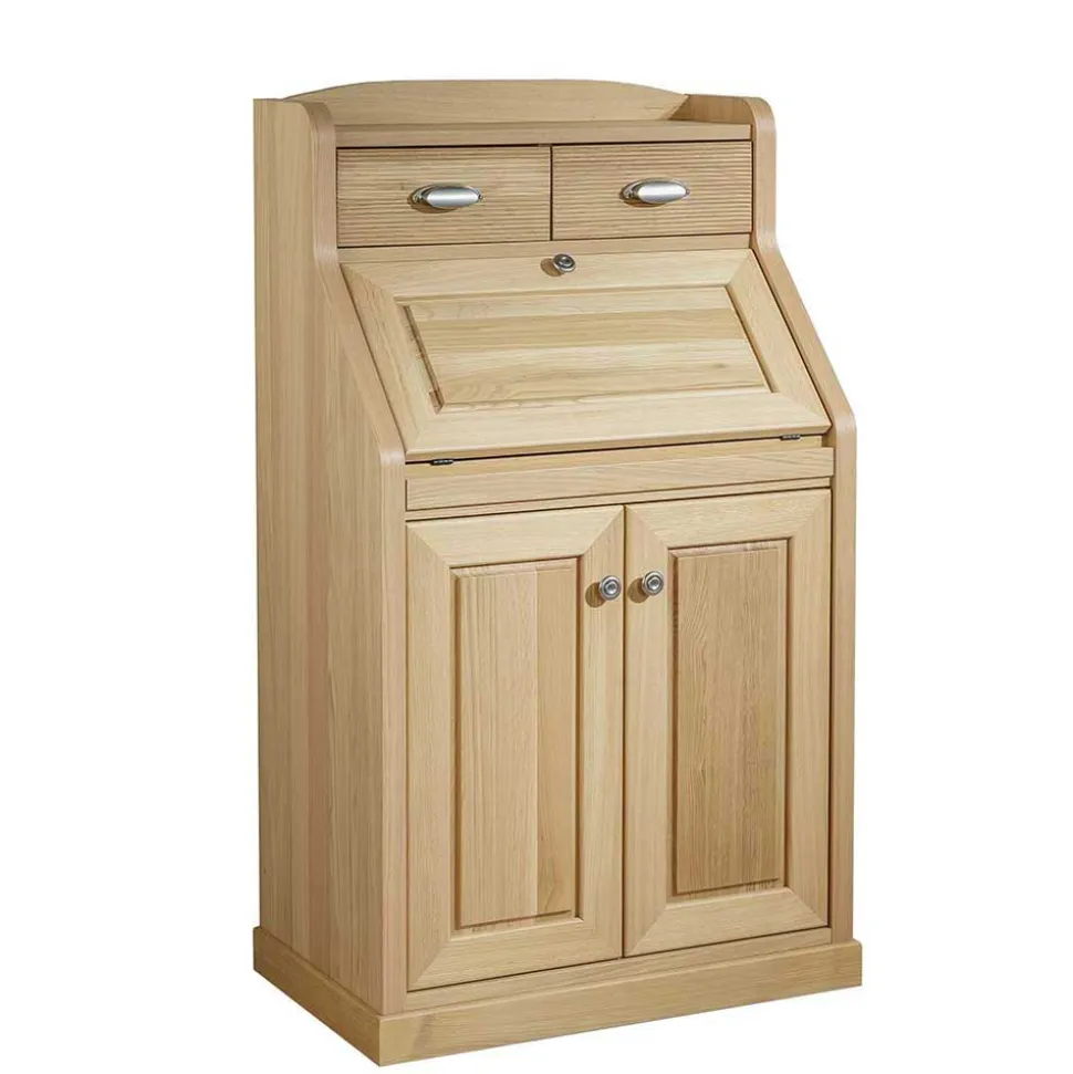 70x120x45 Landhaus Sekretär in Eiche - Mapilia