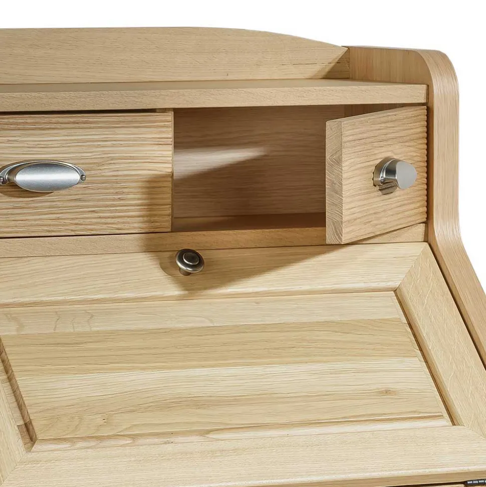 70x120x45 Landhaus Sekretär in Eiche - Mapilia