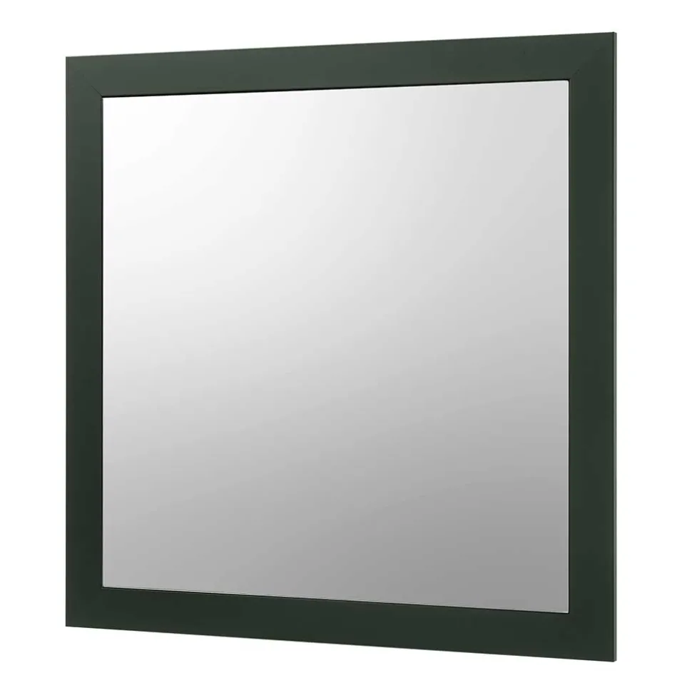 82x82x2 Landhaus Spiegel in Dunkelgrün - Niestov